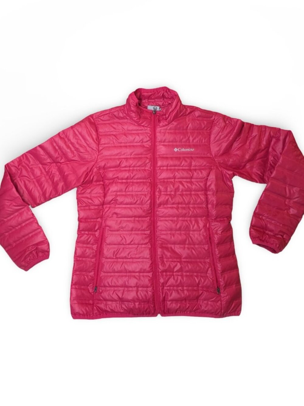 Columbia Jacket Womens L Pink Omni-Heat Puffer Insulated Lightweight Powder Lite